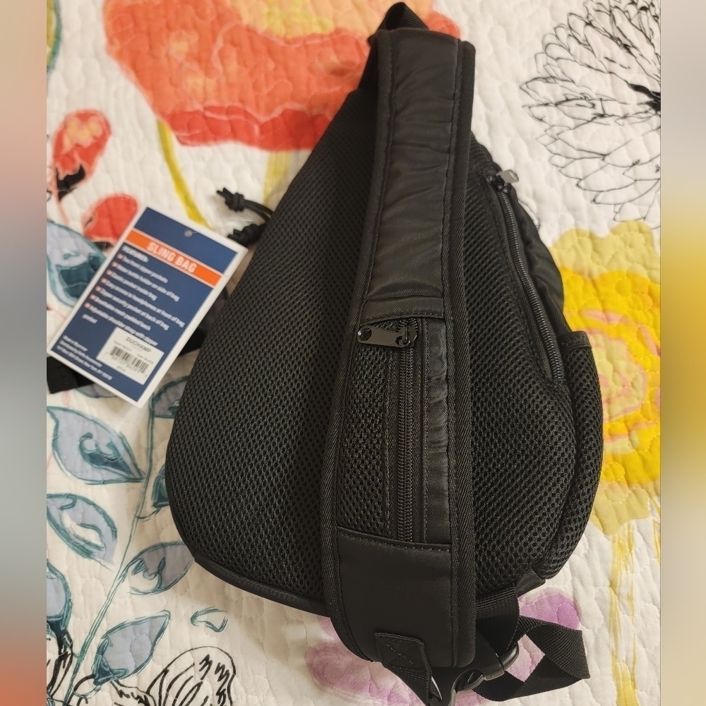 Duchamp Black Sling Backpack - Picture 2 of 8